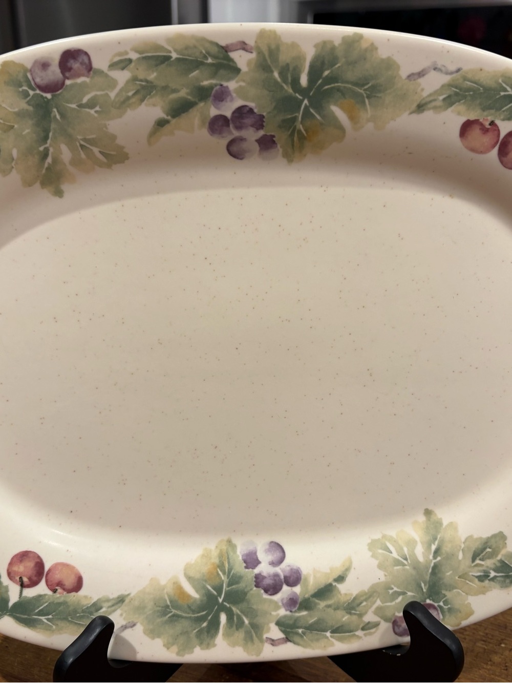 Jamberry by Pfaltzgraff Oval Ceramic Serving Platter